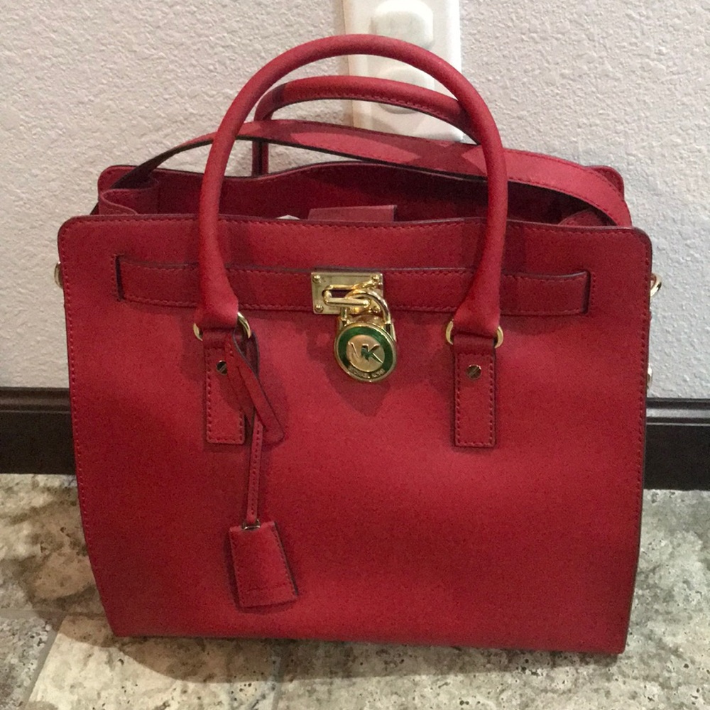 Michael Kors Large Hamilton Leather Tote